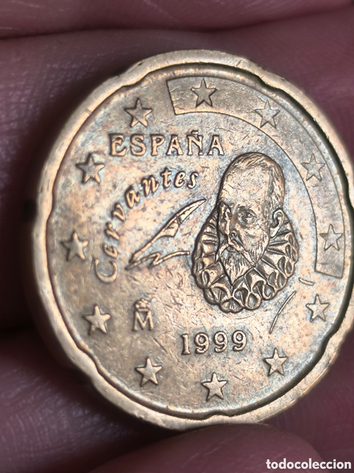 Monedas con errores: Moneda error 1999 Cervantes - Foto 11