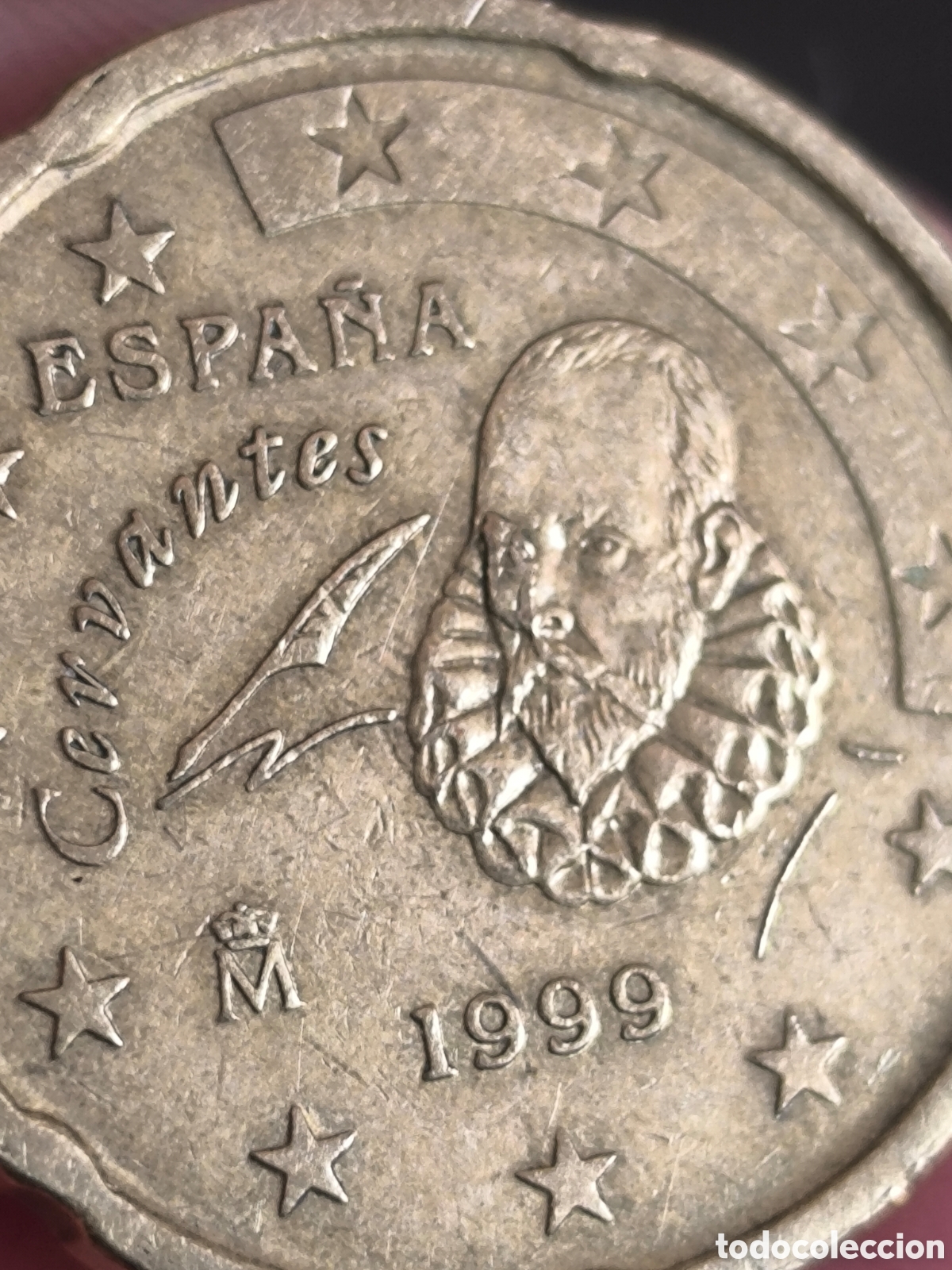 Monedas con errores: Moneda error 1999 Cervantes - Foto 13