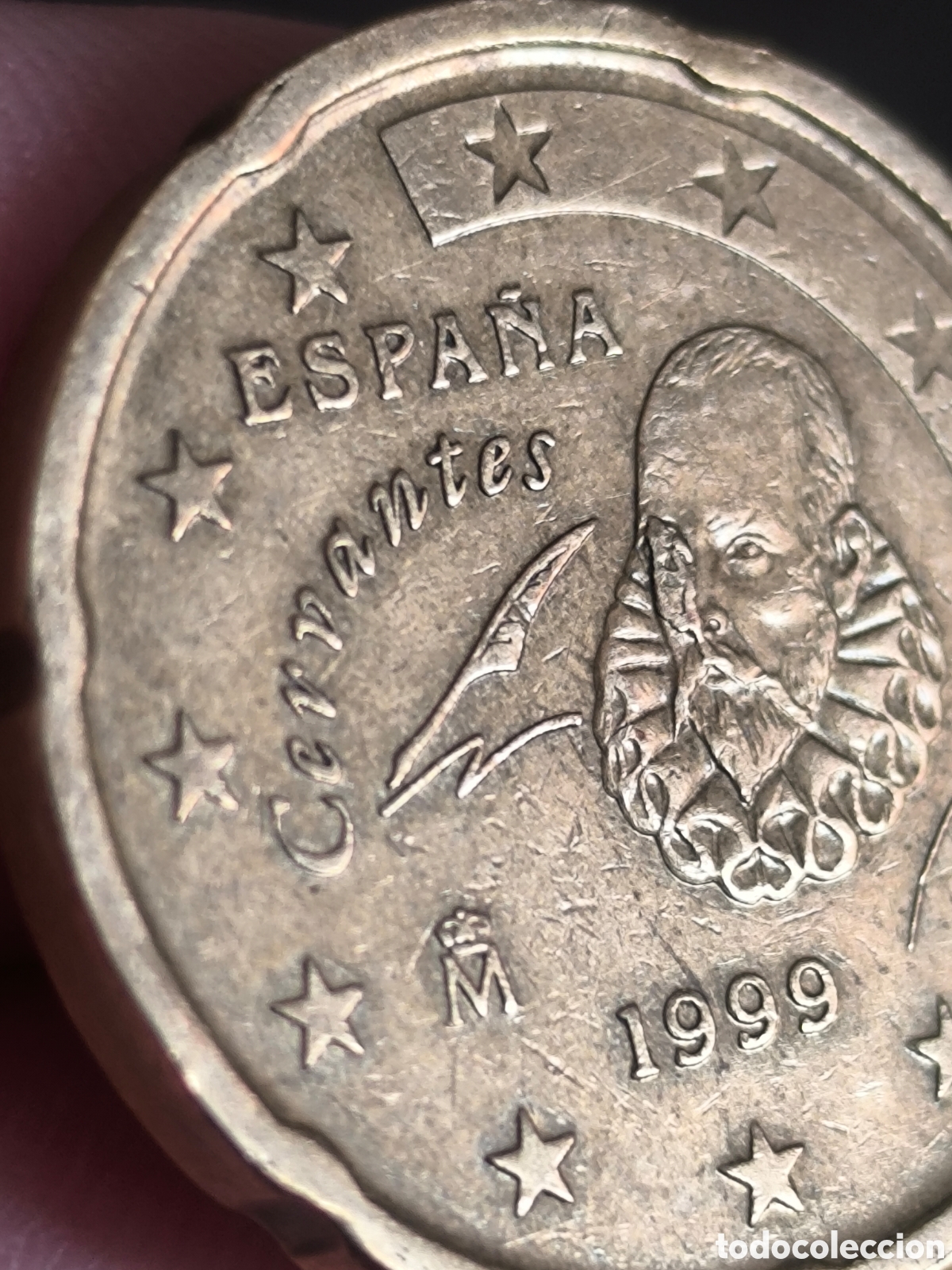 Monedas con errores: Moneda error 1999 Cervantes - Foto 14