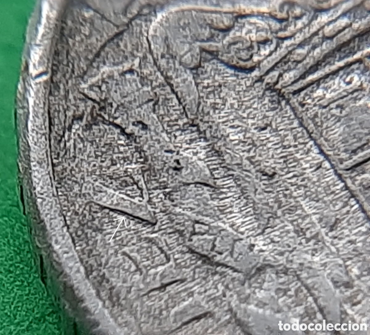 Monedas con errores: (ERROR-ESPA&Ntilde;A)(1945)(ALUMINIO) 10 C&Eacute;NTIMOS LANCERO - Foto 9