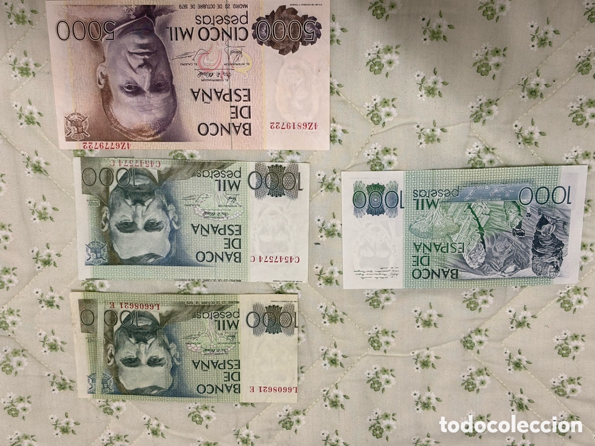 Monedas con errores: Billetes de pesestas con ERROR - Foto 1