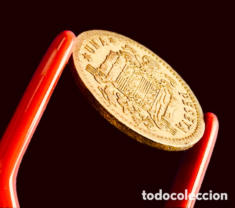 Monedas con errores: PESETA ACU&Ntilde;ADA SOLO POR UNA CARA. EXCEPCIONAL ERROR - Foto 2