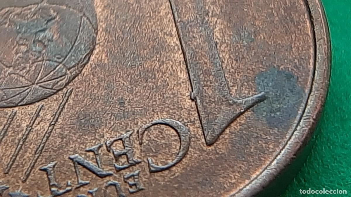 Monedas con errores: (ERROR-ESPA&Ntilde;A)(2013) 1 C&Eacute;NTIMO CON EXCESO DE METAL - Foto 7