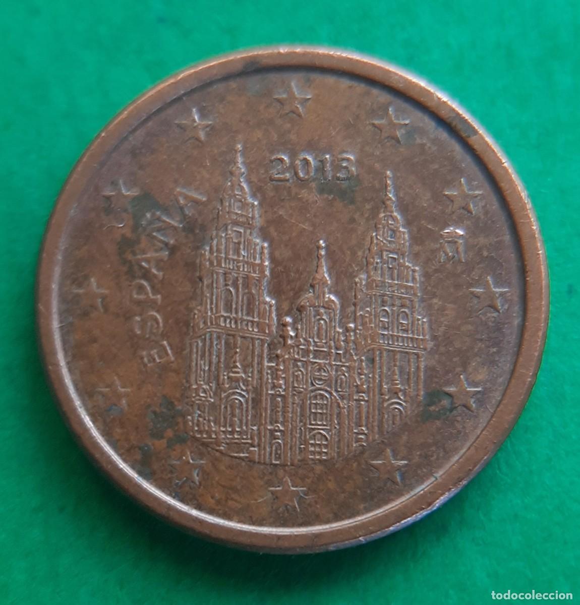 Monedas con errores: (ERROR-ESPA&Ntilde;A)(2013) 1 C&Eacute;NTIMO CON EXCESO DE METAL - Foto 9
