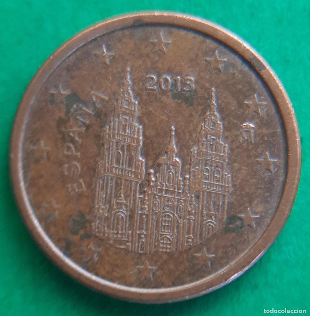 Monedas con errores: (ERROR-ESPA&Ntilde;A)(2013) 1 C&Eacute;NTIMO CON EXCESO DE METAL - Foto 10
