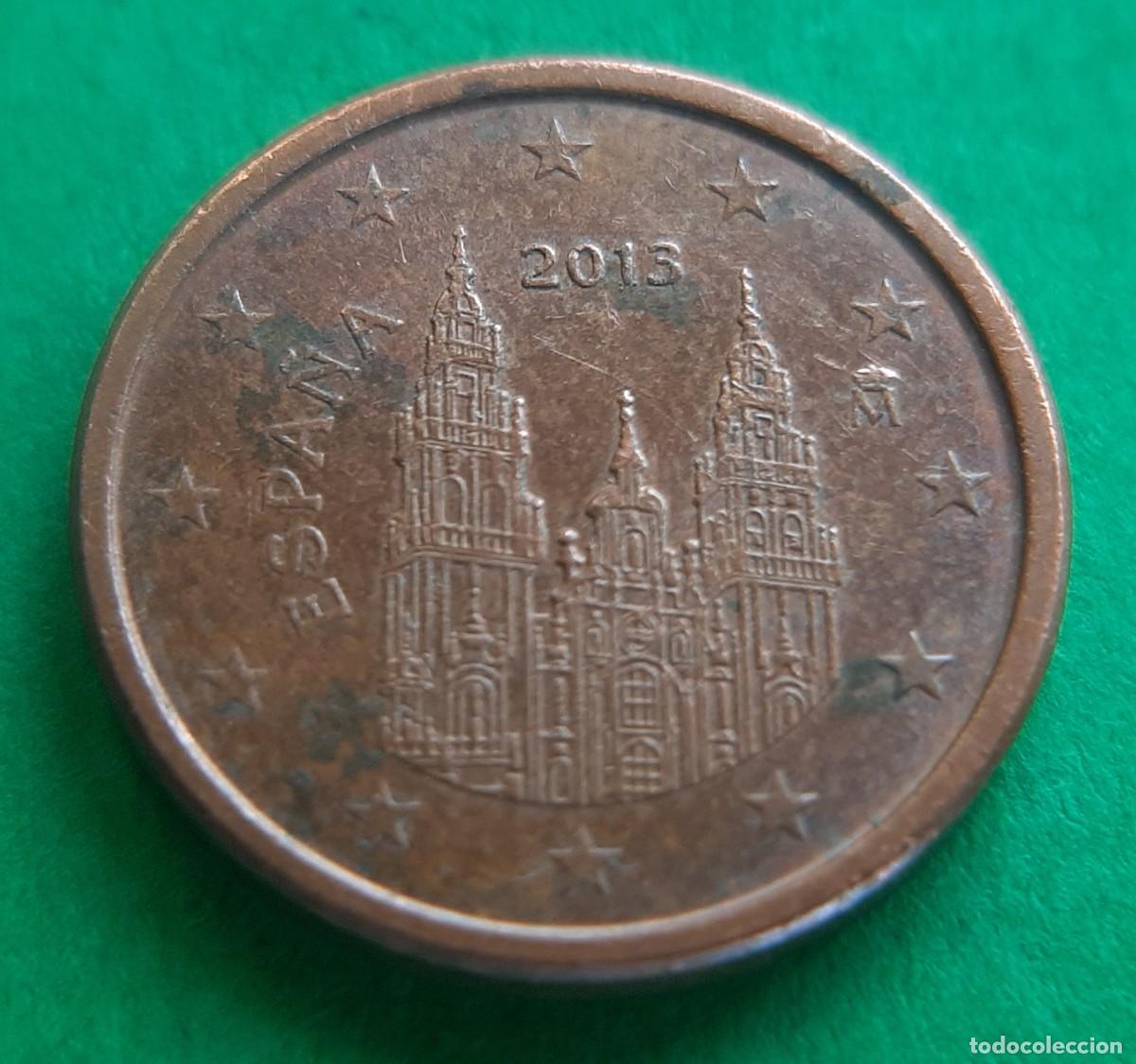 Monedas con errores: (ERROR-ESPA&Ntilde;A)(2013) 1 C&Eacute;NTIMO CON EXCESO DE METAL - Foto 11