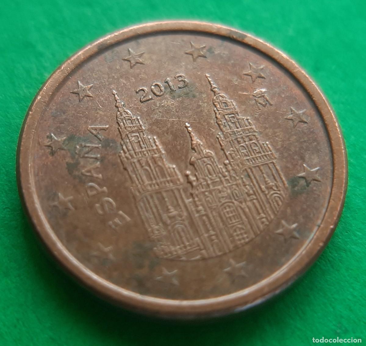 Monedas con errores: (ERROR-ESPA&Ntilde;A)(2013) 1 C&Eacute;NTIMO CON EXCESO DE METAL - Foto 12