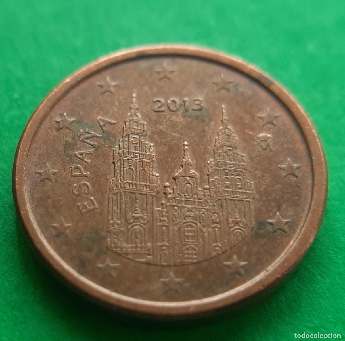 Monedas con errores: (ERROR-ESPA&Ntilde;A)(2013) 1 C&Eacute;NTIMO CON EXCESO DE METAL - Foto 15