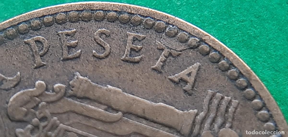 Monedas con errores: (ERROR-ESPA&Ntilde;A)(1953*62) 1 PESETA CON HOJITAS - Foto 9