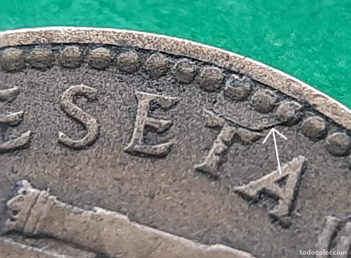 Monedas con errores: (ERROR-ESPA&Ntilde;A)(1953*62) 1 PESETA CON HOJITAS - Foto 10