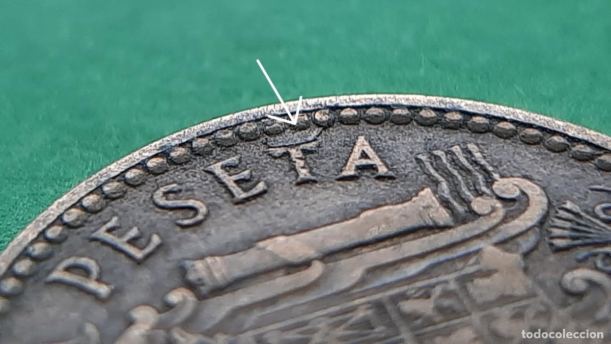 Monedas con errores: (ERROR-ESPA&Ntilde;A)(1953*62) 1 PESETA CON HOJITAS - Foto 17