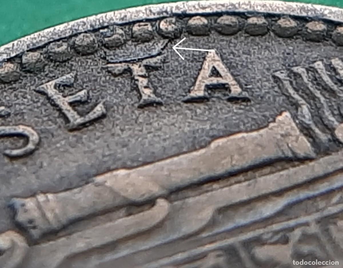 Monedas con errores: (ERROR-ESPA&Ntilde;A)(1953*62) 1 PESETA CON HOJITAS - Foto 19