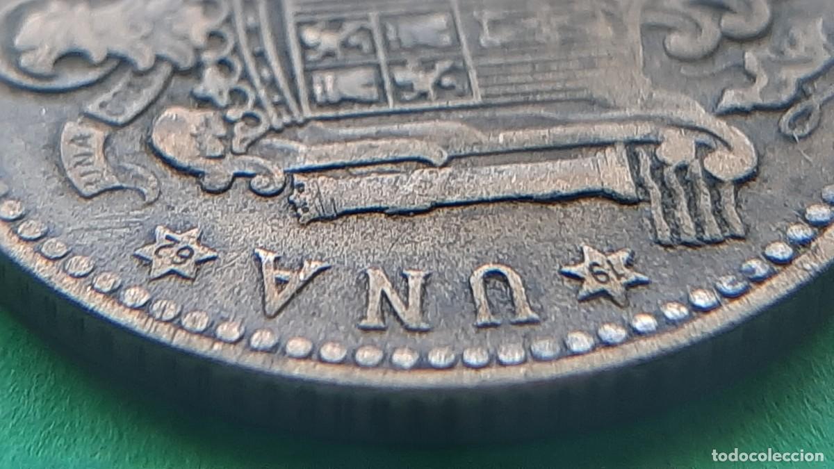 Monedas con errores: (ERROR-ESPA&Ntilde;A)(1953*62) 1 PESETA CON HOJITAS - Foto 21