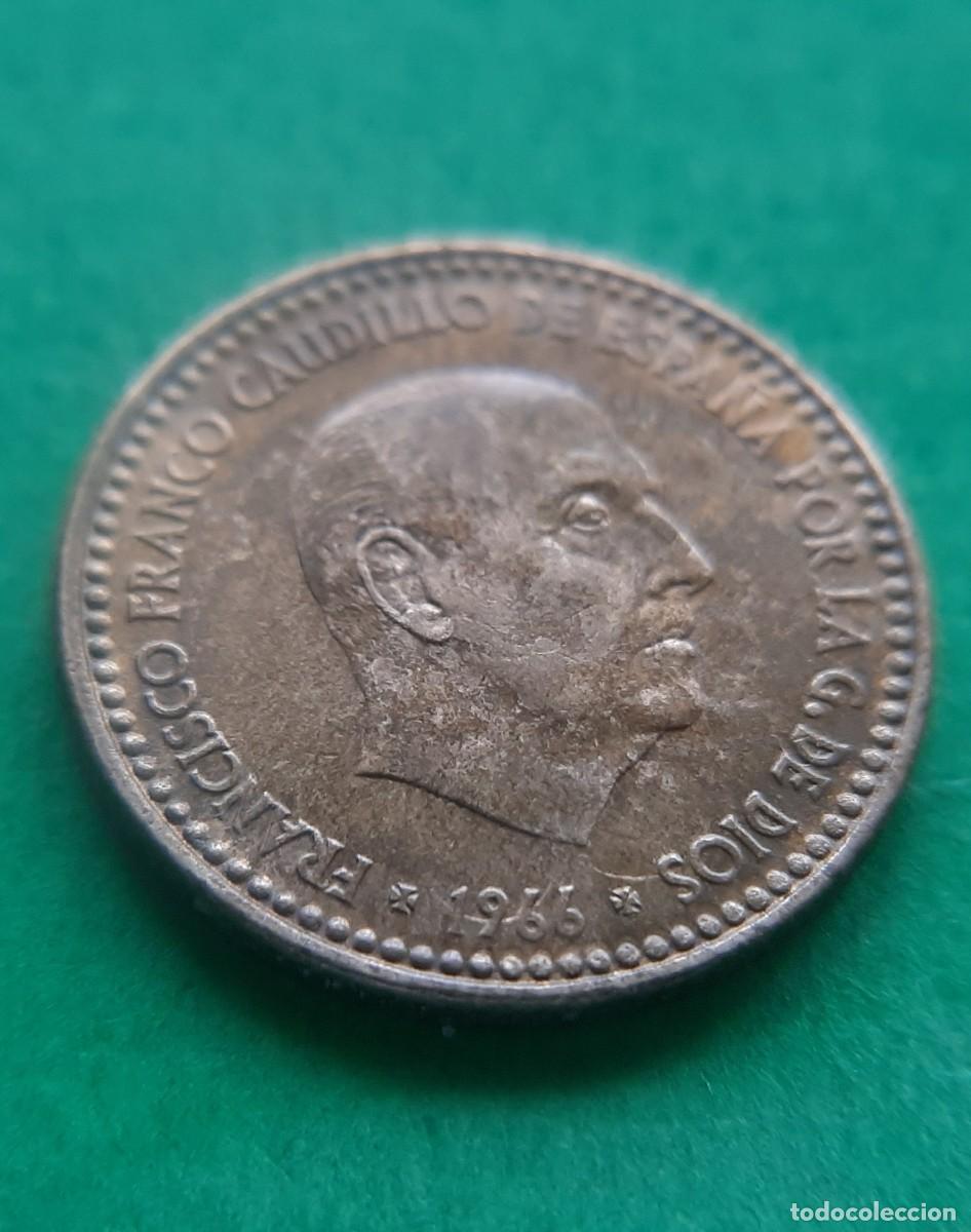Monedas con errores: (ERROR-ESPA&Ntilde;A)(1966*67) 1 PESETA CON REPINTE EN ANVERSO Y REVERSO - Foto 9