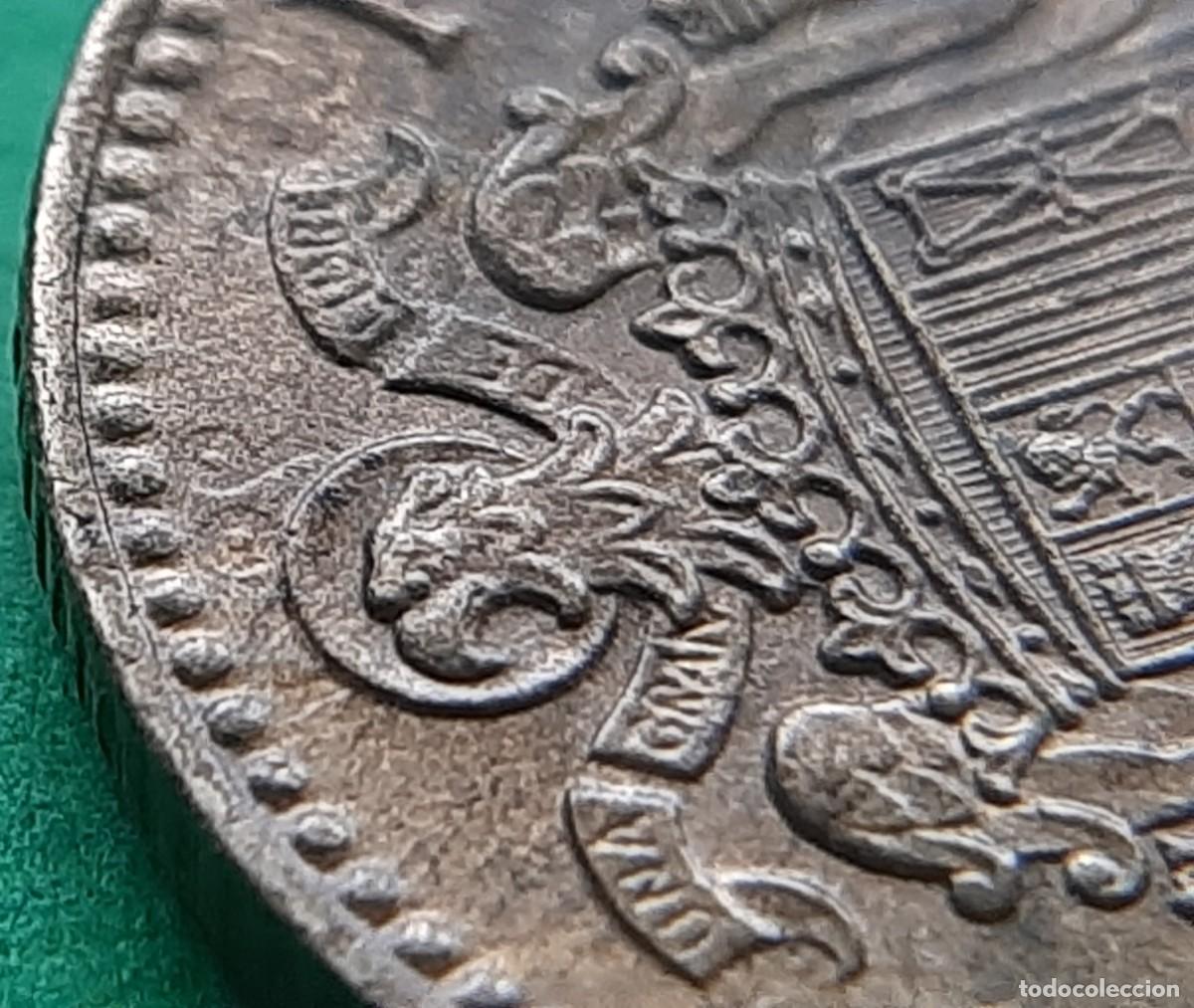 Monedas con errores: (ERROR-ESPA&Ntilde;A)(1966*67) 1 PESETA CON REPINTE EN ANVERSO Y REVERSO - Foto 11