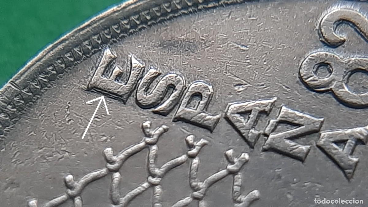 Monedas con errores: (ERROR-ESPA&Ntilde;A)(1980*80) 25 PESETAS CON LEYENDA REMARCADA - Foto 6