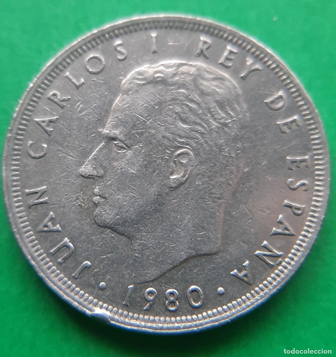 Monedas con errores: (ERROR-ESPA&Ntilde;A)(1980*80) 25 PESETAS CON LEYENDA REMARCADA - Foto 10