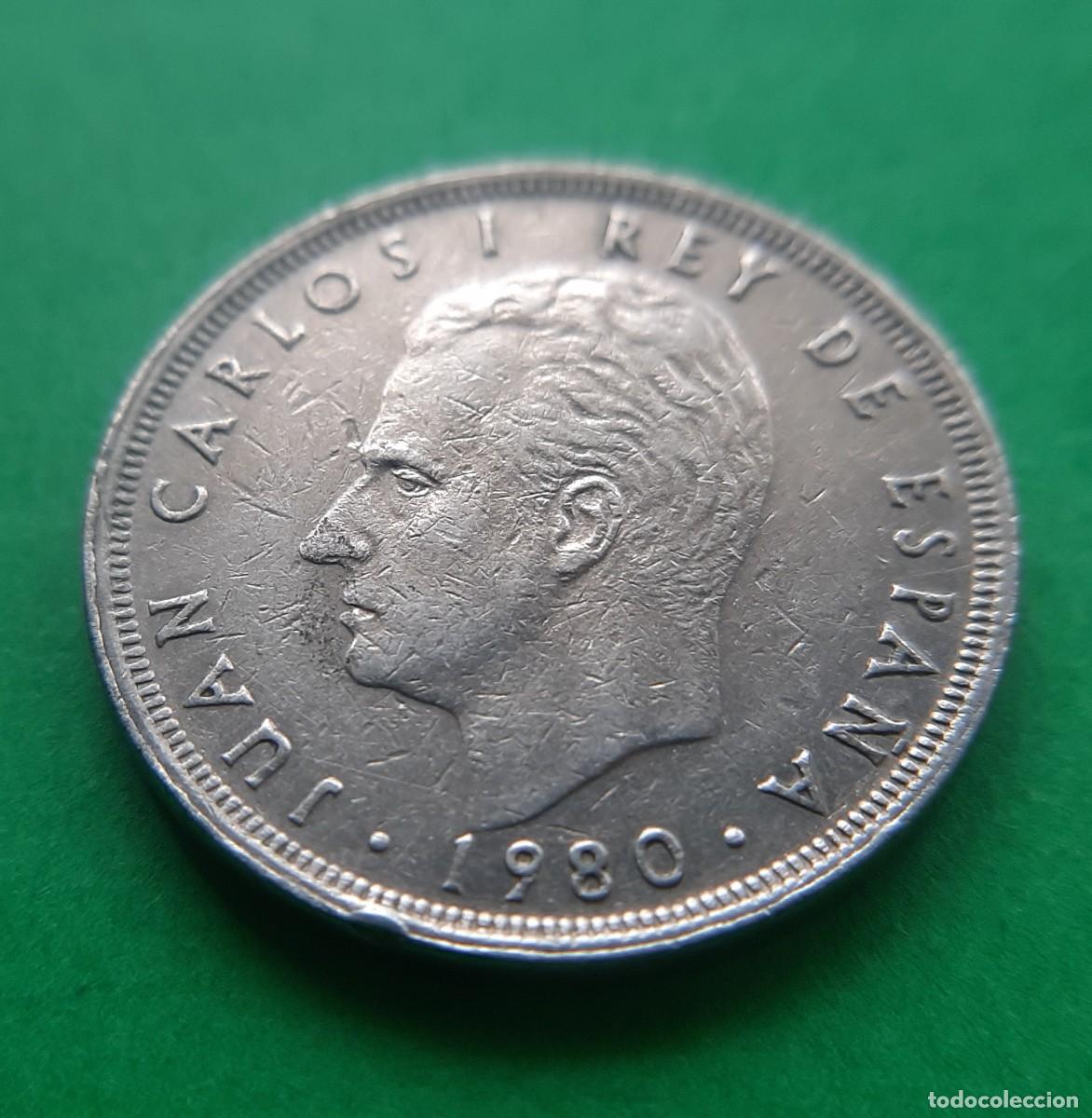 Monedas con errores: (ERROR-ESPA&Ntilde;A)(1980*80) 25 PESETAS CON LEYENDA REMARCADA - Foto 13