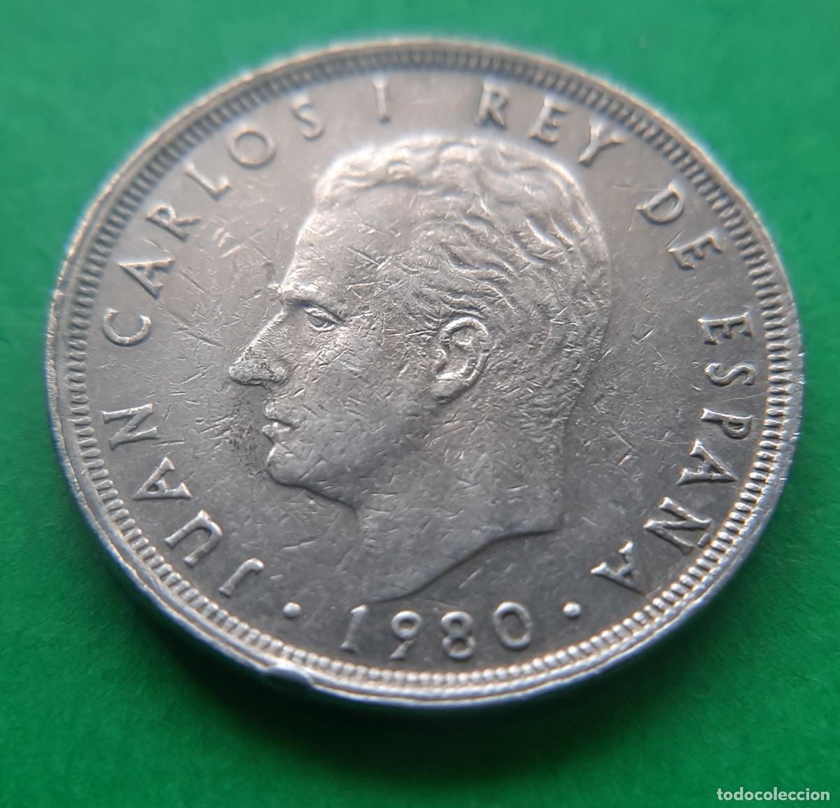 Monedas con errores: (ERROR-ESPA&Ntilde;A)(1980*80) 25 PESETAS CON LEYENDA REMARCADA - Foto 14