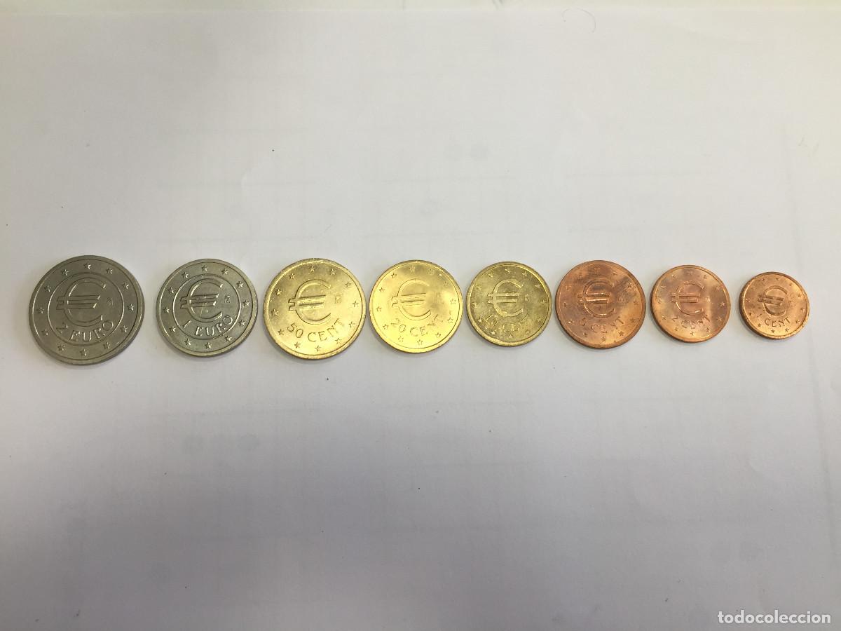 Monedas con errores: LOTE COMPLETO DE EUROS DE PRUEVA CHURRIANA - Foto 4