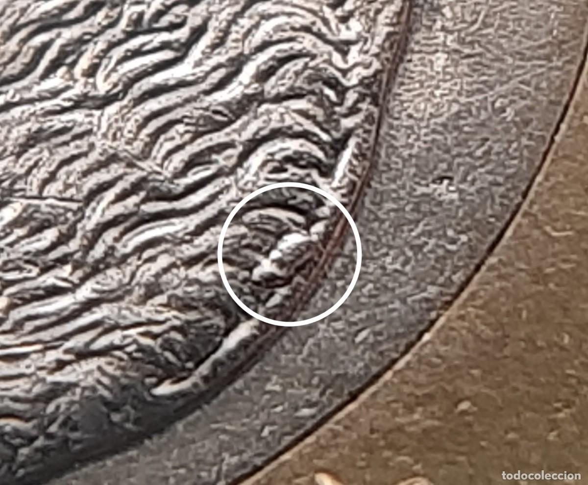 Monedas con errores: (ERROR-ESPA&Ntilde;A)(2023) 1 EURO CON EXCESO DE METAL EN LA CABEZA - Foto 3