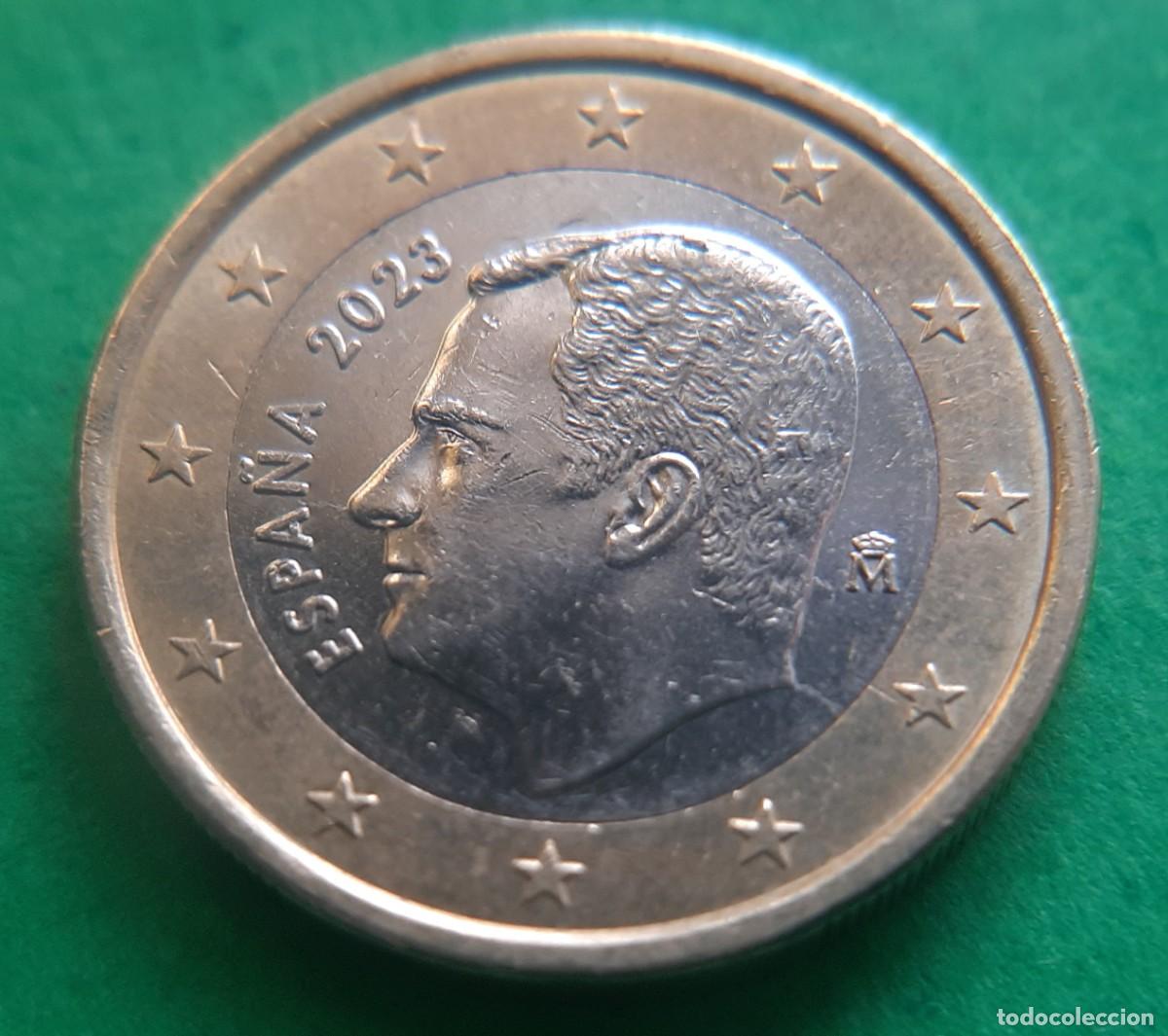 Monedas con errores: (ERROR-ESPA&Ntilde;A)(2023) 1 EURO CON EXCESO DE METAL EN LA CABEZA - Foto 10