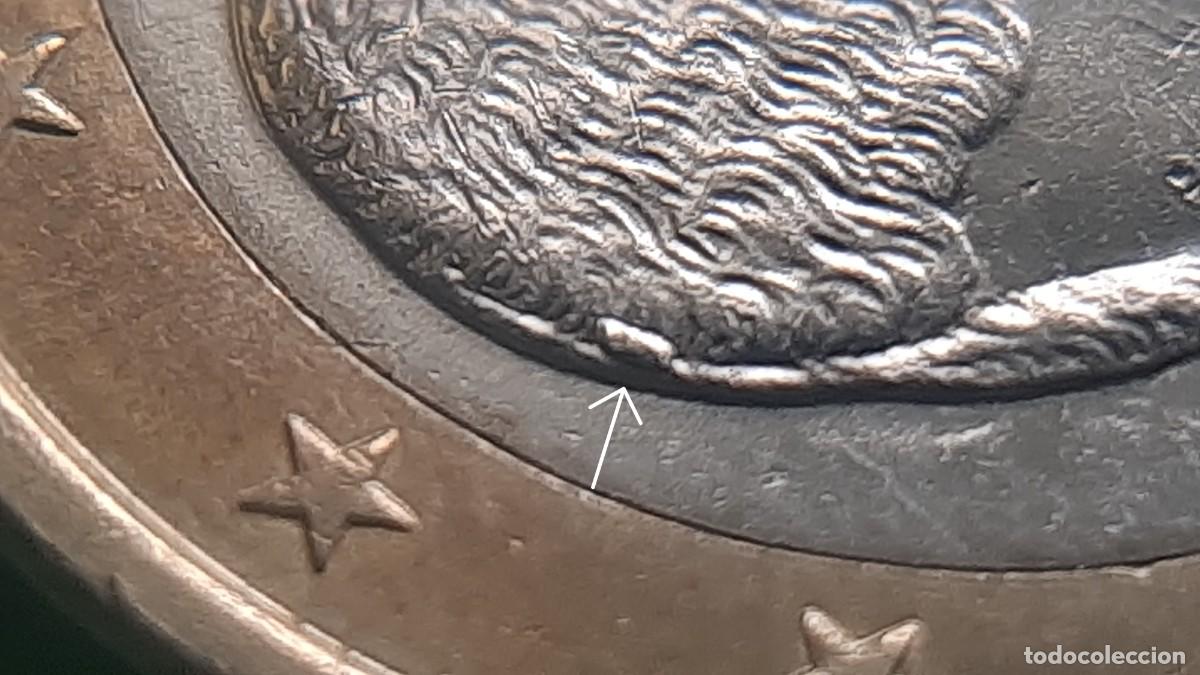 Monedas con errores: (ERROR-ESPA&Ntilde;A)(2023) 1 EURO CON EXCESO DE METAL EN LA CABEZA - Foto 16