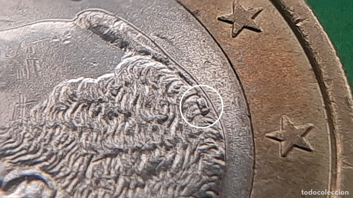 Monedas con errores: (ERROR-ESPA&Ntilde;A)(2023) 1 EURO CON EXCESO DE METAL EN LA CABEZA - Foto 18