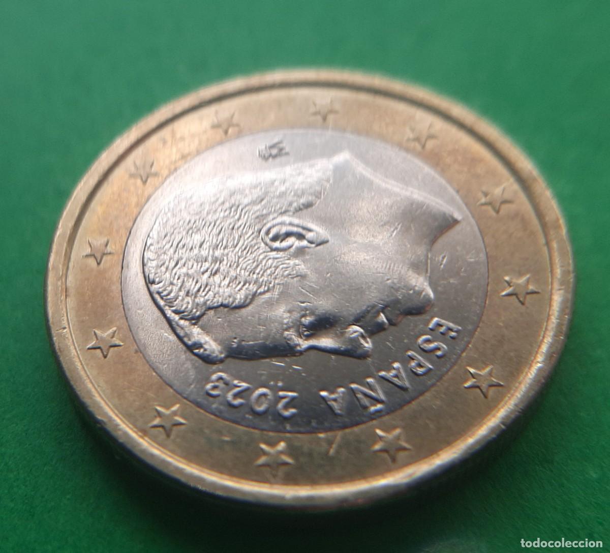Monedas con errores: (ERROR-ESPA&Ntilde;A)(2023) 1 EURO CON EXCESO DE METAL EN LA CABEZA - Foto 19