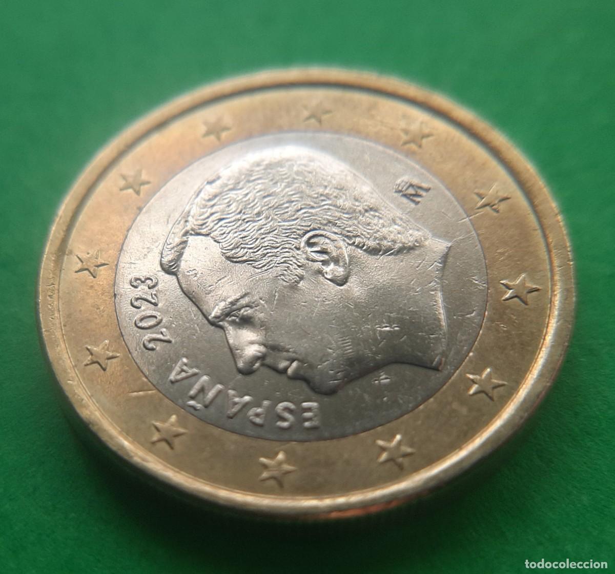 Monedas con errores: (ERROR-ESPA&Ntilde;A)(2023) 1 EURO CON EXCESO DE METAL EN LA CABEZA - Foto 20