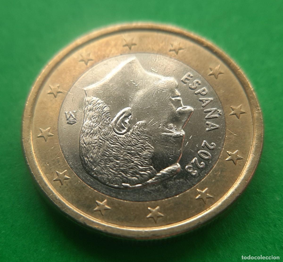 Monedas con errores: (ERROR-ESPA&Ntilde;A)(2023) 1 EURO CON EXCESO DE METAL EN LA CABEZA - Foto 21