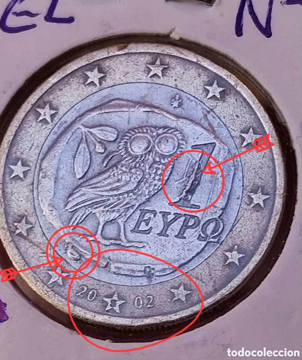 Monedas con errores: Moneda singular con GRAN VALOR HIST&Oacute;RICO - Foto 1