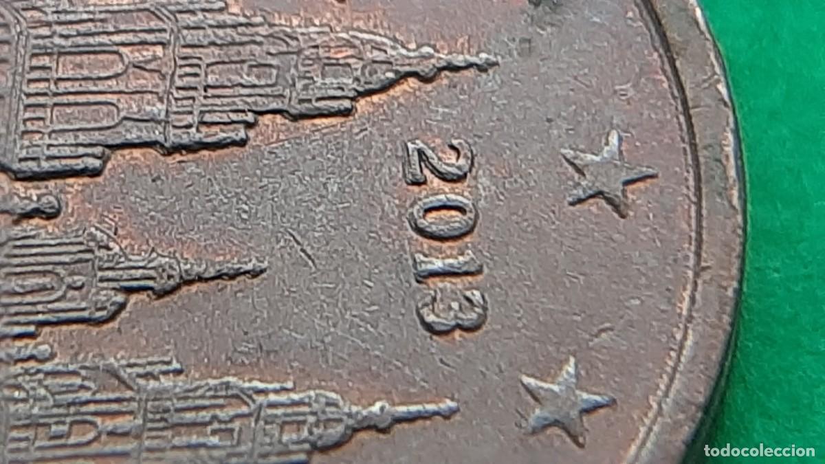 Monedas con errores: (ERROR-ESPA&Ntilde;A)(2013) 2 C&Eacute;NTIMOS CON FECHA REMARCADA - Foto 7
