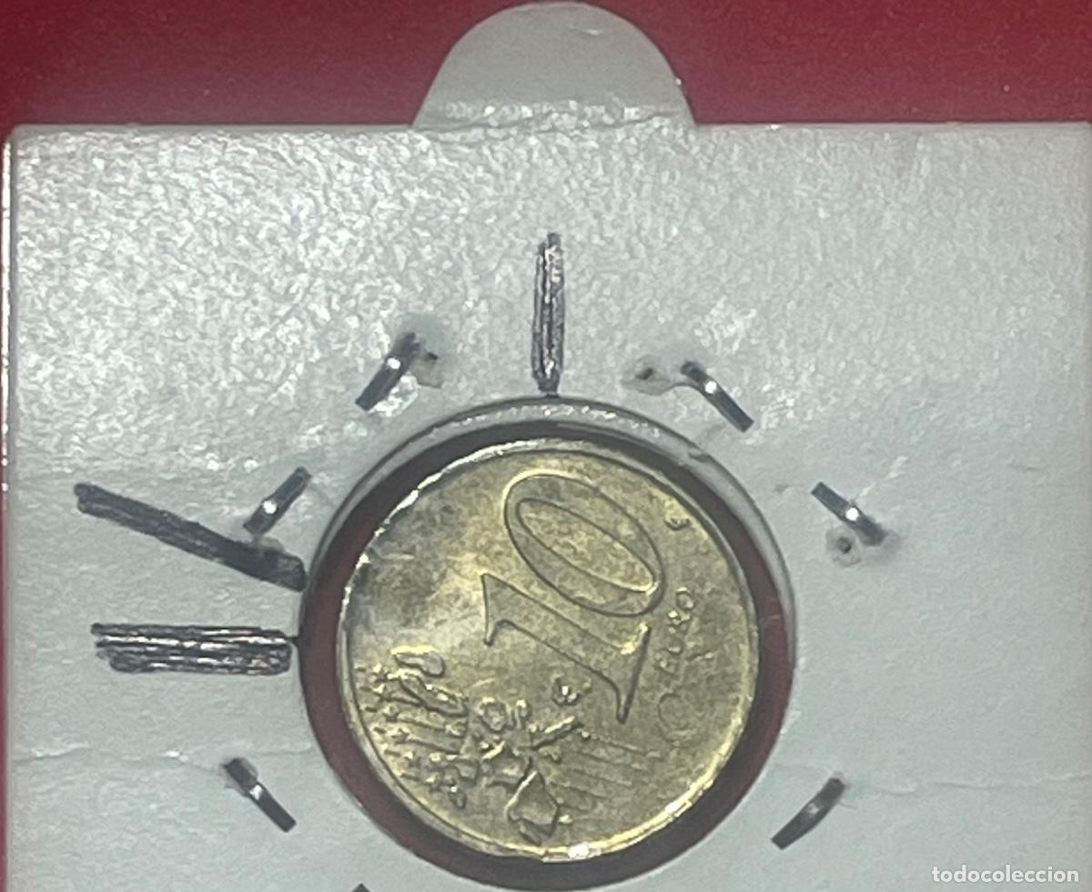 Monedas con errores: * ERROR &Uacute;NICO * 10 CENT HOLANDA A&Ntilde;O 2000 CU&Ntilde;O DESCANTILLADO Y GIRADA - Foto 4