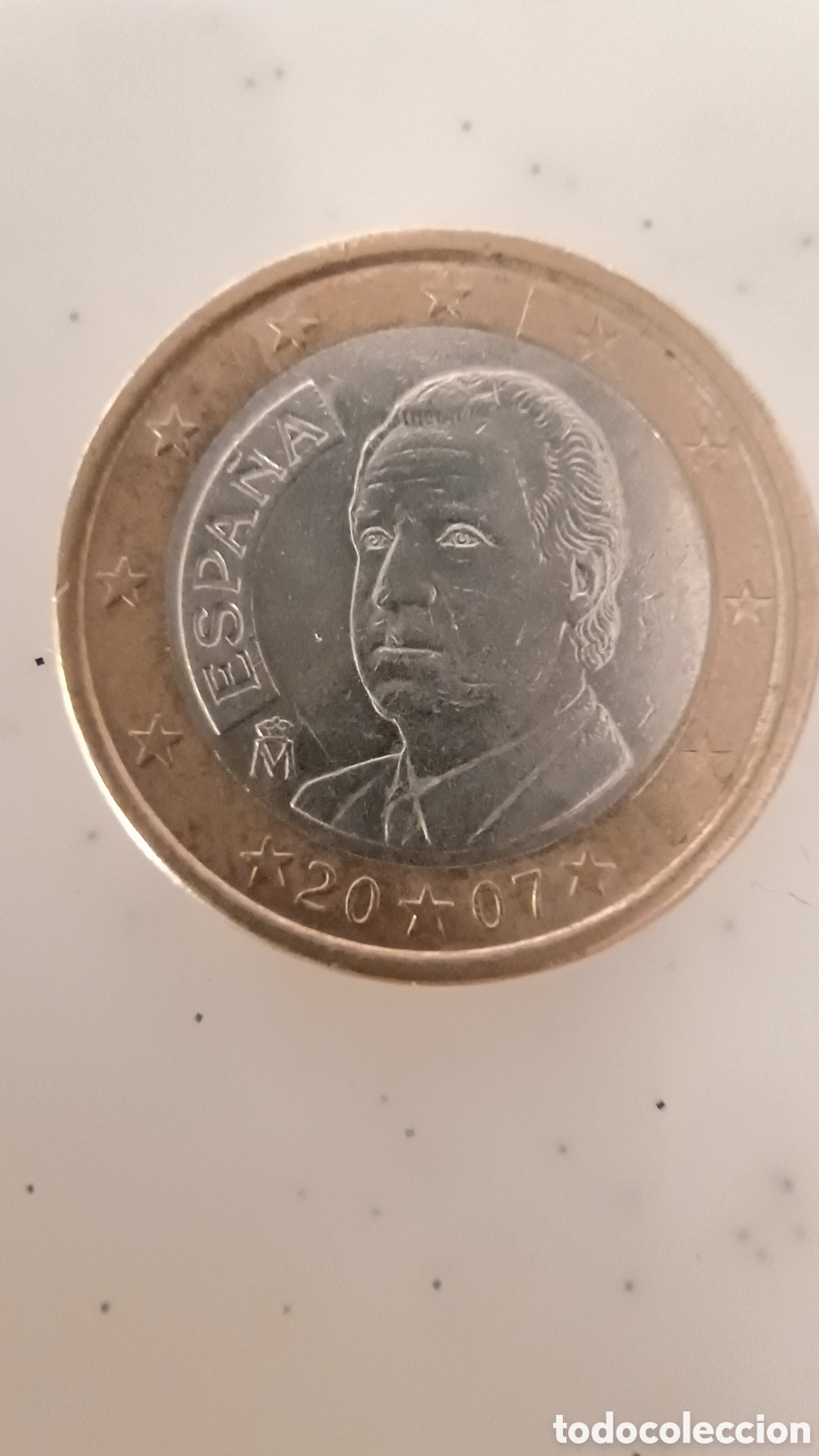 Monedas con errores: Euro de Espa&ntilde;a con error - Foto 1