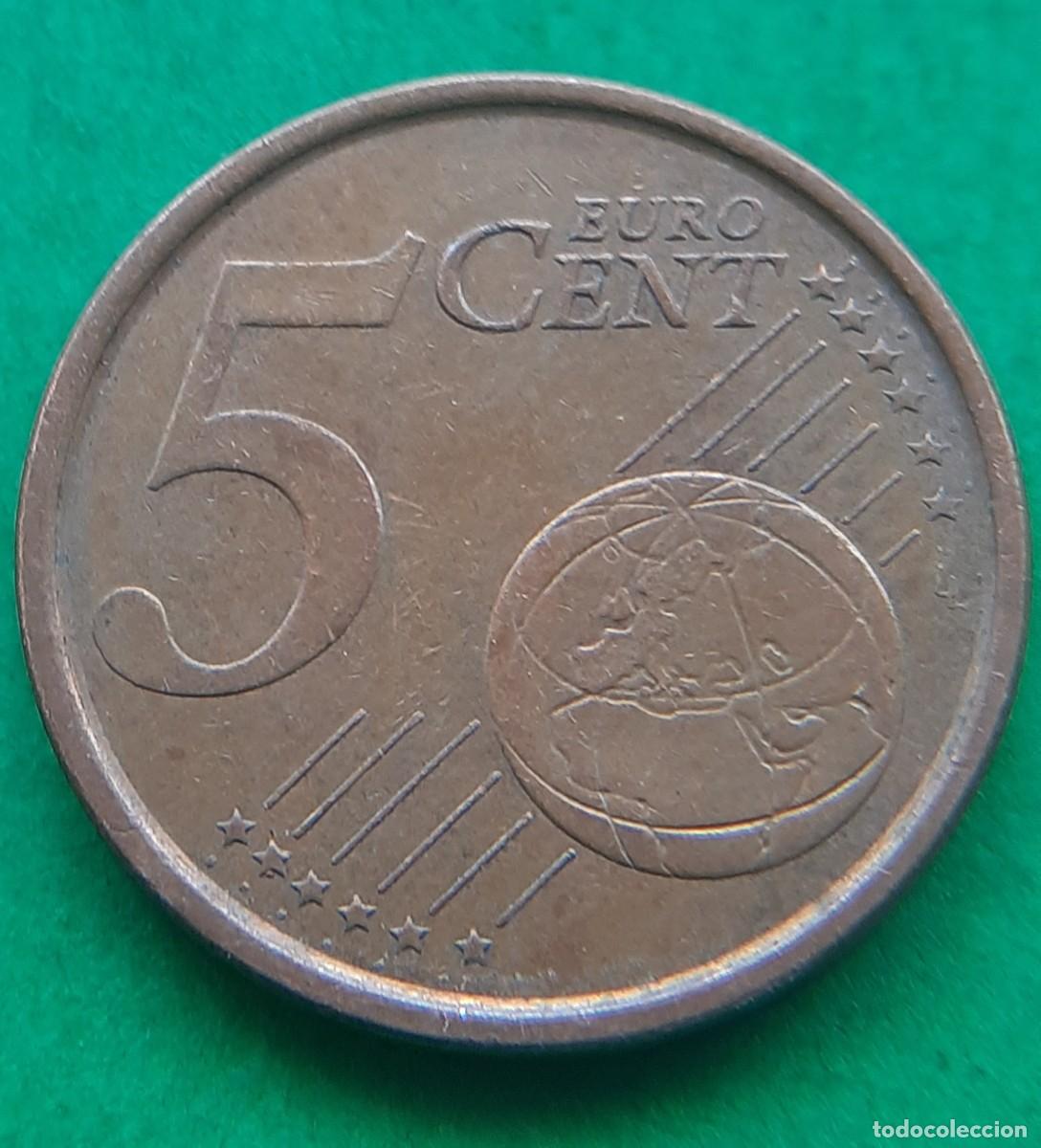 Monedas con errores: (ERROR-ESPA&Ntilde;A)(2005) 5 C&Eacute;NTIMOS CON EXCESO DE METAL. ESTRELLA NO VACIADA - Foto 9