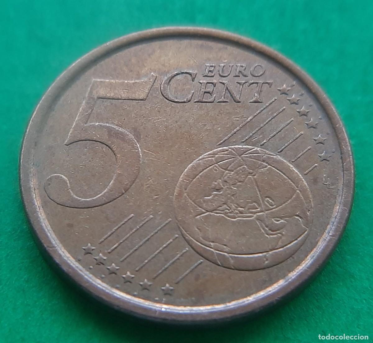 Monedas con errores: (ERROR-ESPA&Ntilde;A)(2005) 5 C&Eacute;NTIMOS CON EXCESO DE METAL. ESTRELLA NO VACIADA - Foto 10