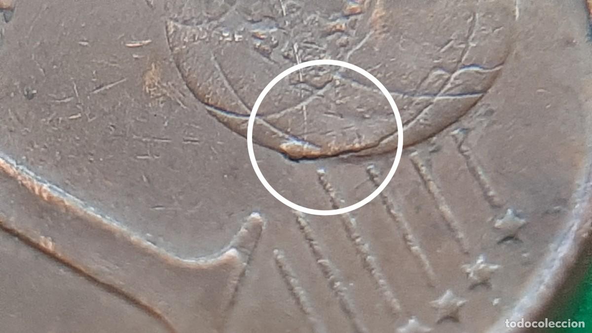 Monedas con errores: (ERROR-ESPA&Ntilde;A)(1999) 1 C&Eacute;NTIMO CON EXCESO DE METAL EN BOLA DEL MUNDO - Foto 1