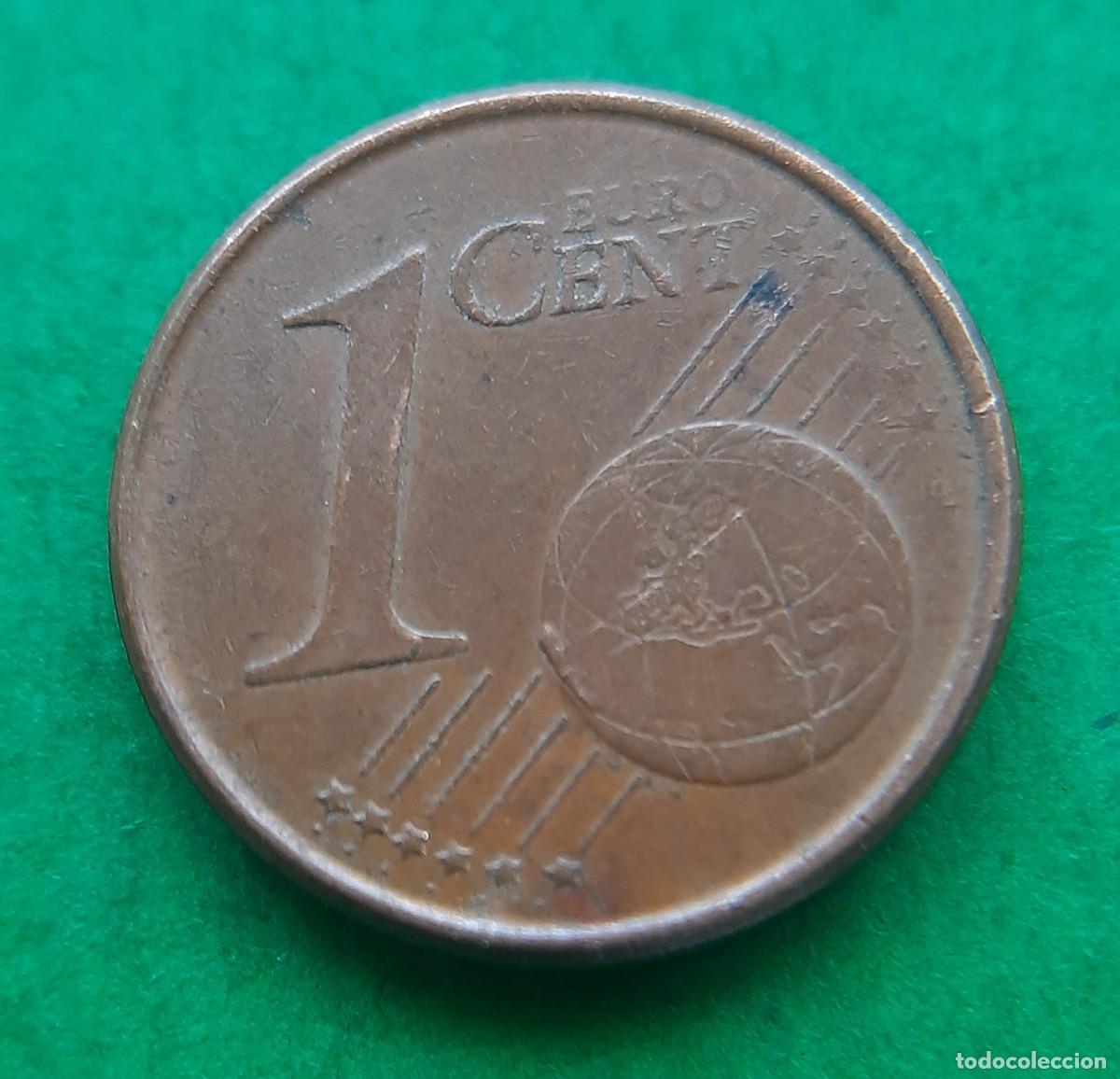 Monedas con errores: (ERROR-ESPA&Ntilde;A)(1999) 1 C&Eacute;NTIMO CON EXCESO DE METAL EN BOLA DEL MUNDO - Foto 4