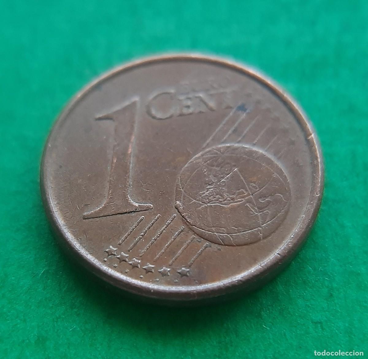 Monedas con errores: (ERROR-ESPA&Ntilde;A)(1999) 1 C&Eacute;NTIMO CON EXCESO DE METAL EN BOLA DEL MUNDO - Foto 9
