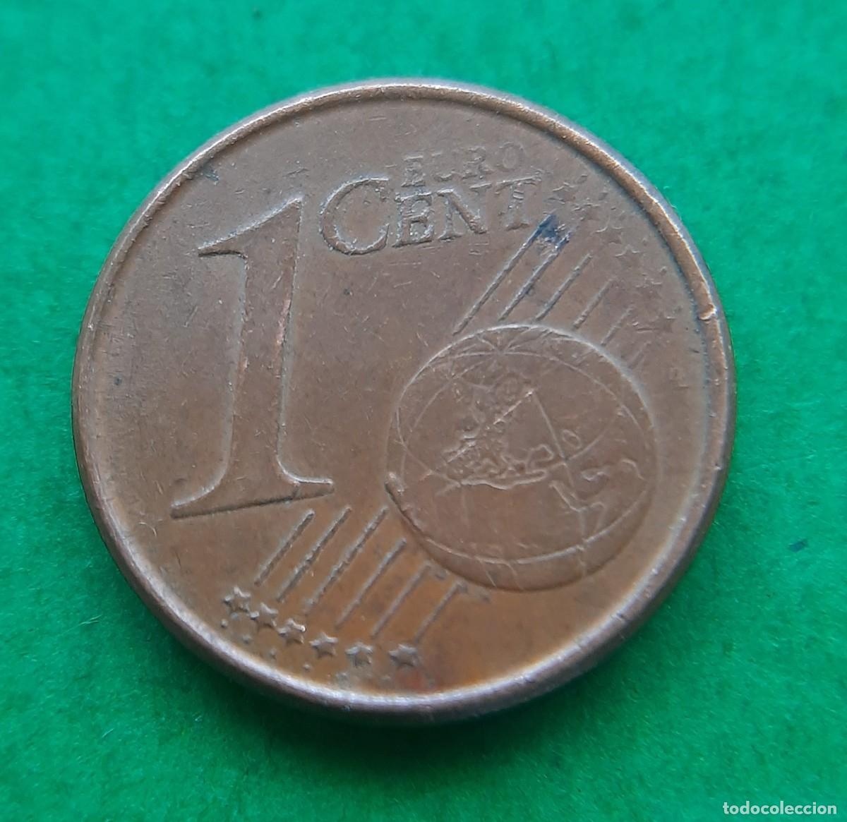 Monedas con errores: (ERROR-ESPA&Ntilde;A)(1999) 1 C&Eacute;NTIMO CON EXCESO DE METAL EN BOLA DEL MUNDO - Foto 13