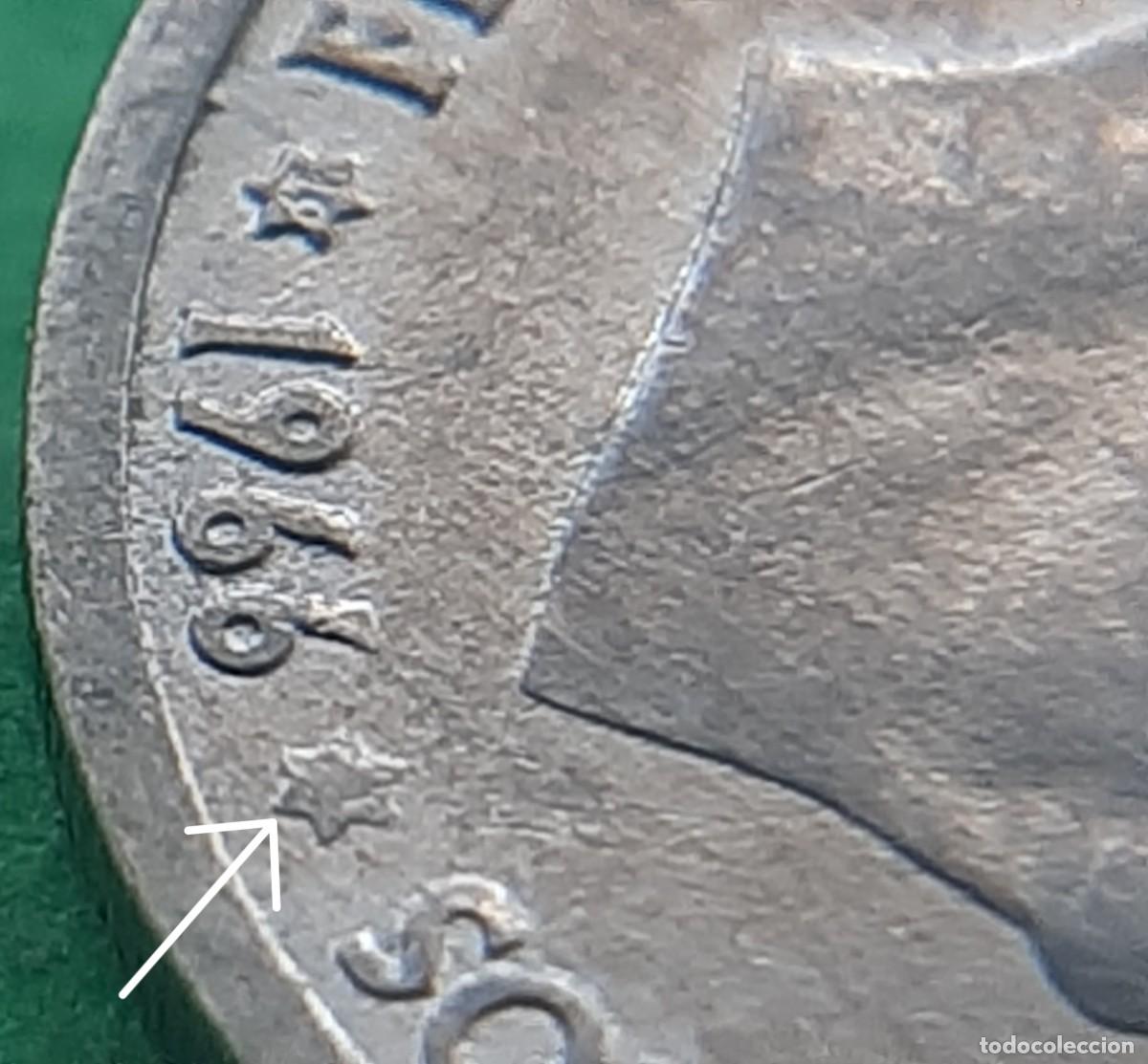 Monedas con errores: (ERROR-ESPA&Ntilde;A)(1966*19*ANEP&Iacute;GRAFA) 50 C&Eacute;NTIMOS CON ERROR - Foto 3