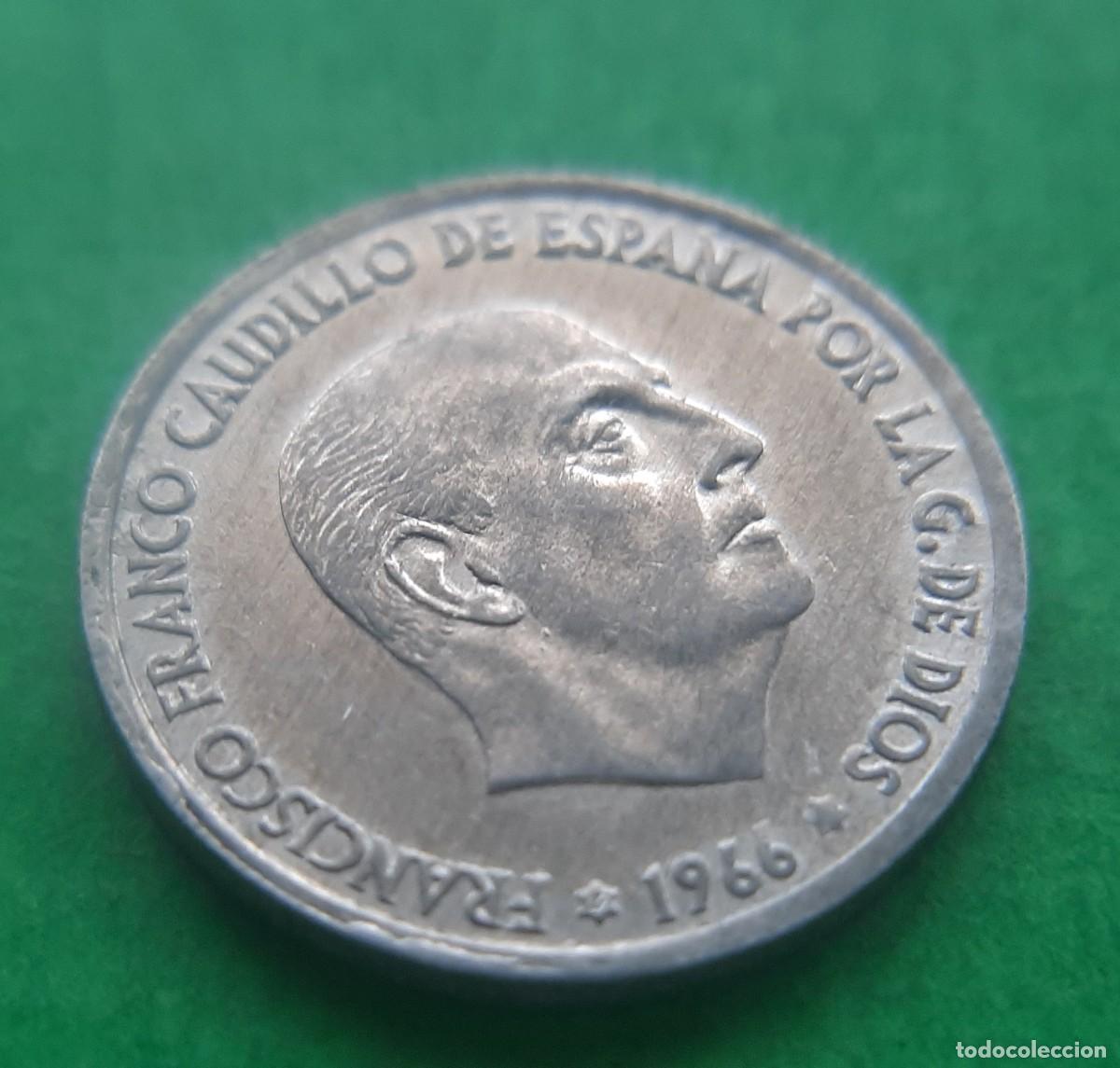 Monedas con errores: (ERROR-ESPA&Ntilde;A)(1966*19*ANEP&Iacute;GRAFA) 50 C&Eacute;NTIMOS CON ERROR - Foto 6