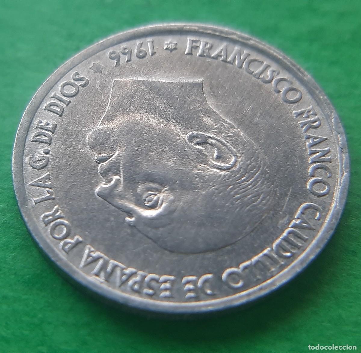 Monedas con errores: (ERROR-ESPA&Ntilde;A)(1966*19*ANEP&Iacute;GRAFA) 50 C&Eacute;NTIMOS CON ERROR - Foto 9