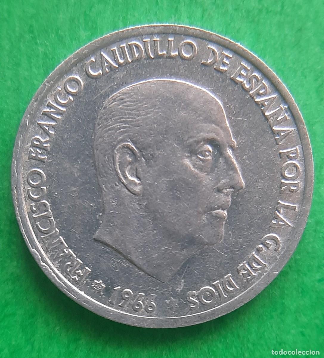 Monedas con errores: (ERROR-ESPA&Ntilde;A)(1966*19*ANEP&Iacute;GRAFA) 50 C&Eacute;NTIMOS CON ERROR - Foto 14