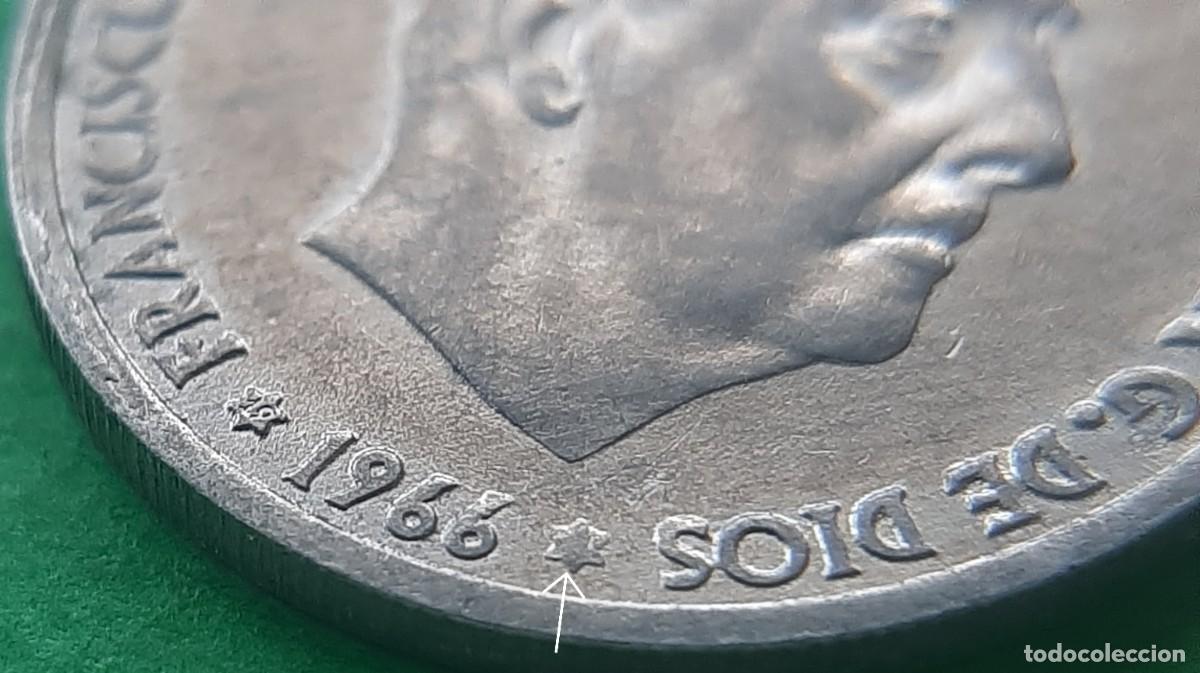 Monedas con errores: (ERROR-ESPA&Ntilde;A)(1966*19*ANEP&Iacute;GRAFA) 50 C&Eacute;NTIMOS CON ERROR - Foto 16