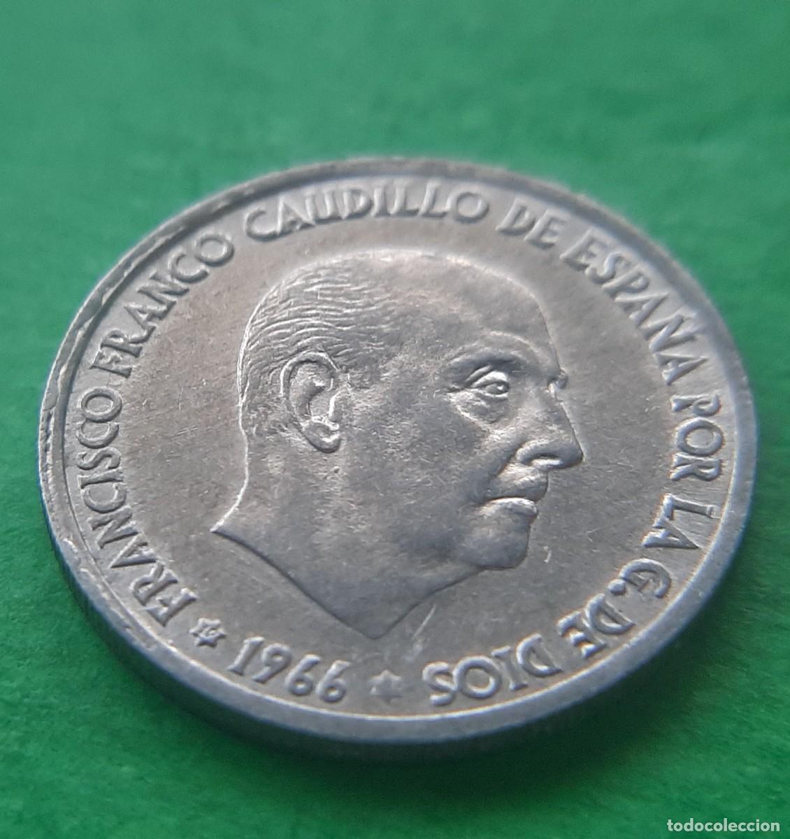 Monedas con errores: (ERROR-ESPA&Ntilde;A)(1966*19*ANEP&Iacute;GRAFA) 50 C&Eacute;NTIMOS CON ERROR - Foto 17
