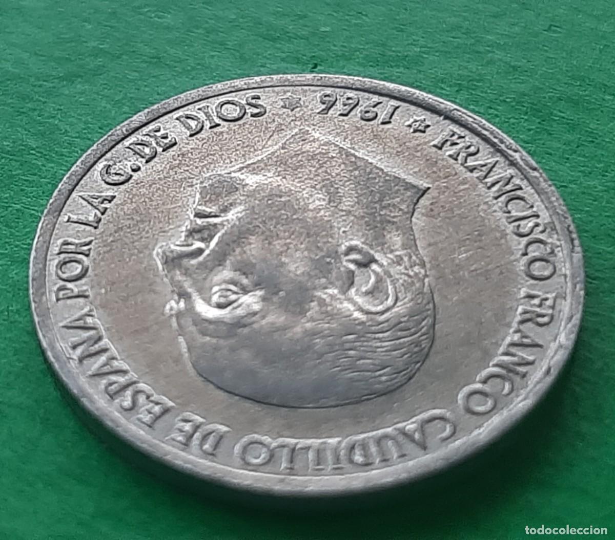 Monedas con errores: (ERROR-ESPA&Ntilde;A)(1966*19*ANEP&Iacute;GRAFA) 50 C&Eacute;NTIMOS CON ERROR - Foto 18