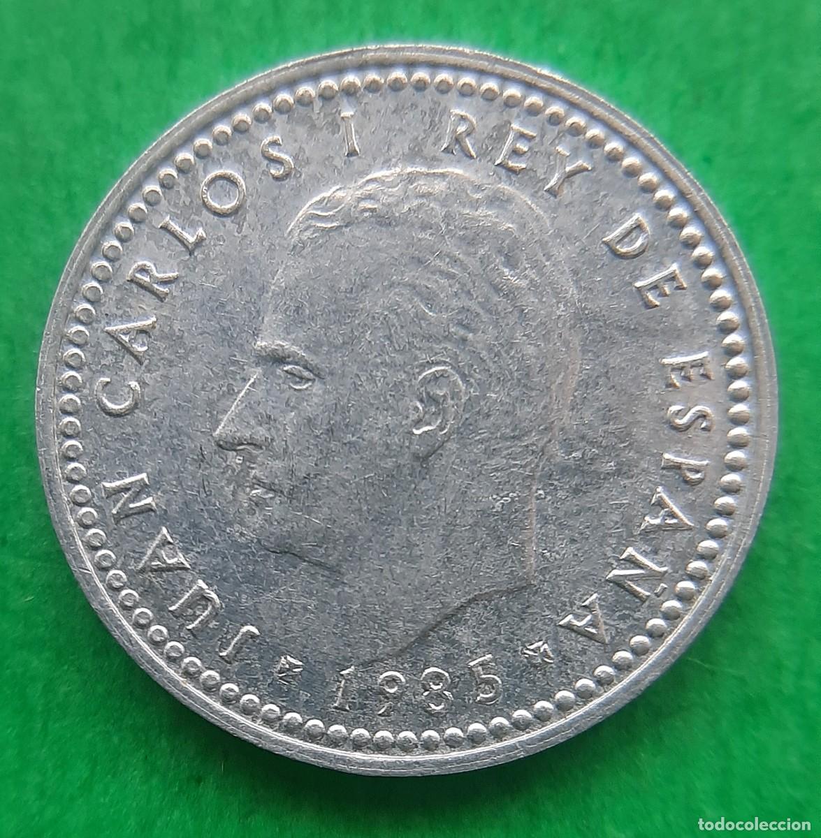 Monedas con errores: (ERROR-ESPA&Ntilde;A)(1985) 1 PESETA CON EXCESO DE METAL - Foto 8