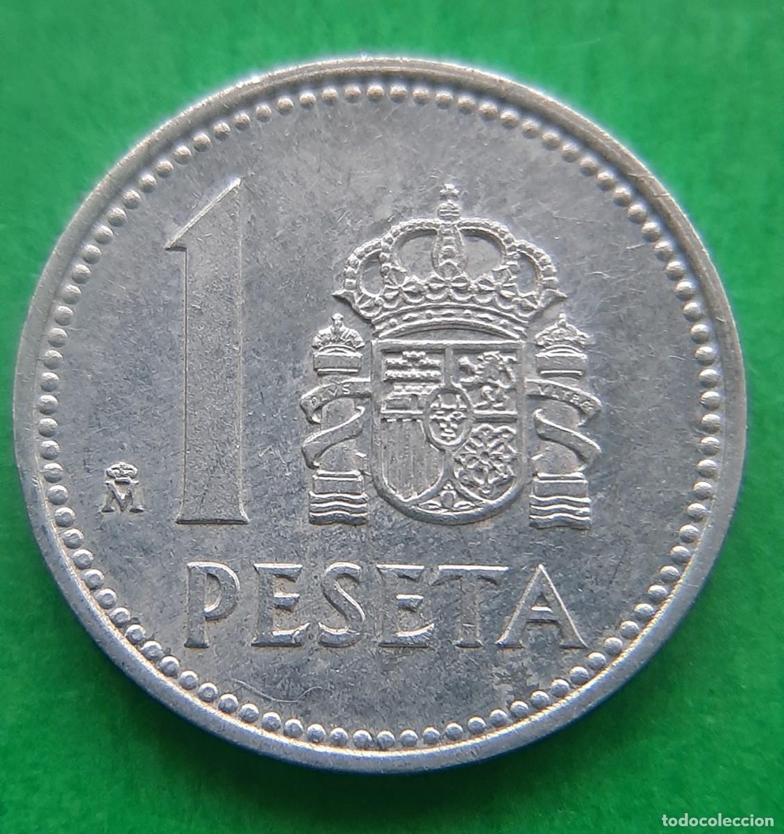 Monedas con errores: (ERROR-ESPA&Ntilde;A)(1985) 1 PESETA CON EXCESO DE METAL - Foto 11